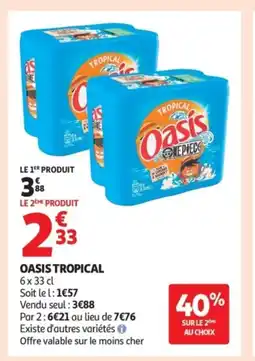 Auchan OASIS Tropical offre