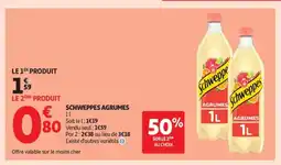 Auchan SCHWEPPES Agrumes offre