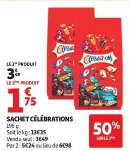 Auchan CÉLÉBRATIONS Sachets offre