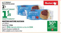 Auchan AUCHAN Muffins nature offre