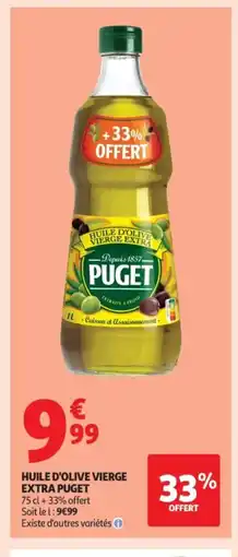 Auchan PUGET Huile d'olive vierge extra offre