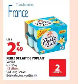 Auchan Perle de lait de yoplait offre