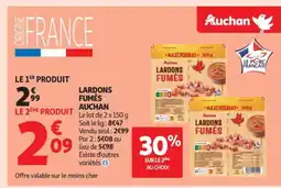 Auchan AUCHAN Lardons fumés offre