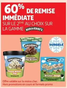 Auchan BEN&JERRY'S Sur la gamme offre