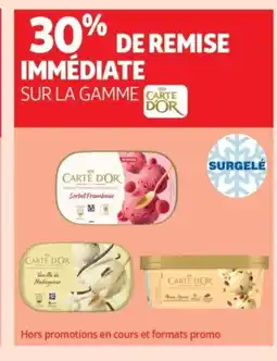 Auchan CARTE D'OR Sur la gamme offre
