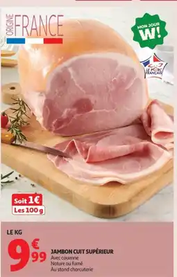 Auchan Jambon cuit supérieur offre