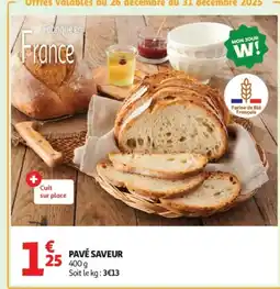 Auchan Pavé saveur offre