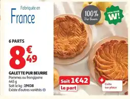 Auchan Galette pur beurre offre