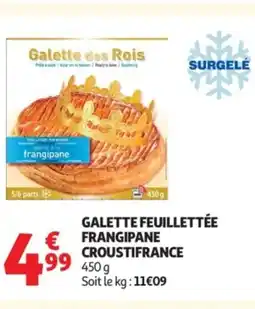 Auchan Galette feuillettée frangipane croustifrance offre