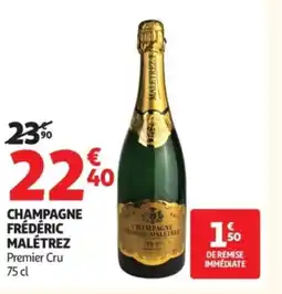 Auchan RÉDÉRIC MALÉTREZ Champagne offre