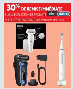 Auchan BRAUN, ORAL-B Sur une sélection de produits presents en magasin offre