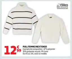 Auchan INEXTENSO Pull femme offre