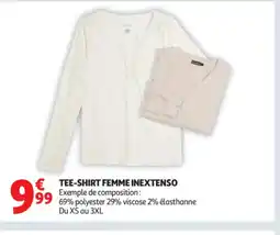 Auchan INEXTENSO Tee-shirt femme offre