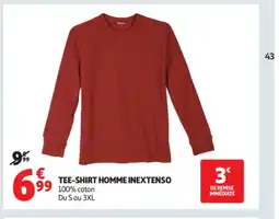 Auchan INEXTENSO Tee-shirt homme offre