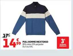 Auchan INEXTENSO Pull homme offre