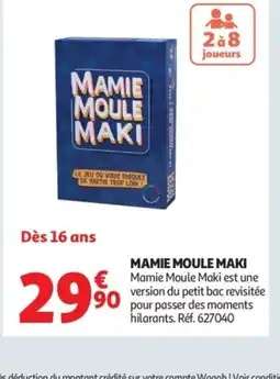 Auchan MAMIE MOULE MAKI offre