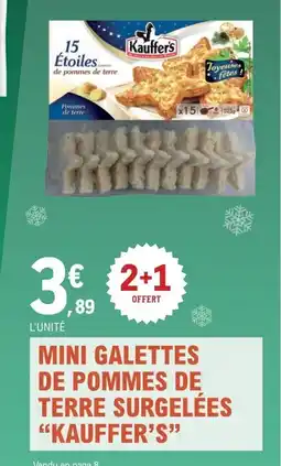 E.Leclerc Express Mini galettes de pommes de terre surgelées offre