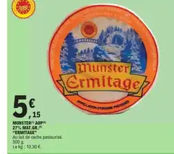 E.Leclerc Express ERMITAGE Munster aop 27% mat gr offre