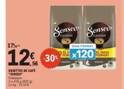 E.Leclerc Express SENSEO Dosettes de café offre