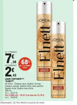 E.Leclerc Express ELNETT coiffante offre