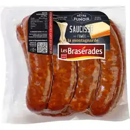Carrefour Occitanes 8 saucisses fumées les braserades offre