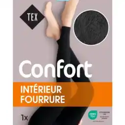 Carrefour Tex legging intérieur fourrure offre