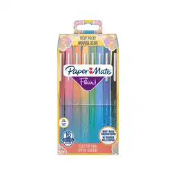 Carrefour Paper mate 16 feutres d'écriture flair original offre