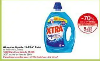 Monoprix Lessive liquide "X-TRA" total offre