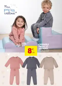 Stokomani Mes petits cailloux ensemble sweat et jogging offre