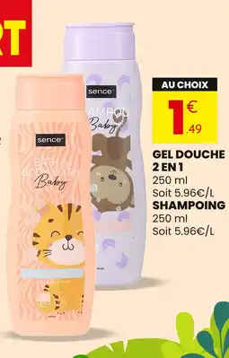 Stokomani Sence gel douche 2 en 1 offre