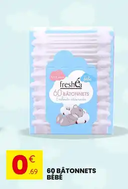 Stokomani 60 bâtonnets bébé offre