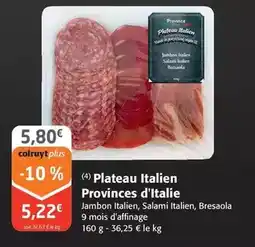 Colruyt Provinces d'italie - plateau italien offre