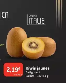 Colruyt Kiwis jaunes offre