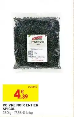 Intermarché Express Poivre noir entier offre