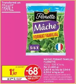 Intermarché Express Florette - mâche format familial offre