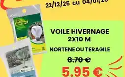 Point Vert Nortene - voile hivernage offre