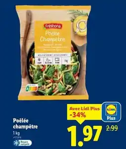 Lidl Freshona - poêlée champêtre offre