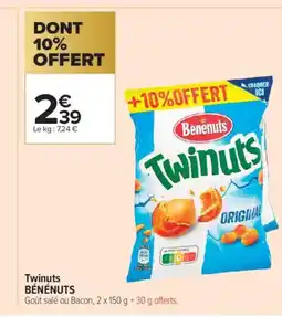 Carrefour Contact BÉNÉNUTS Twinuts offre