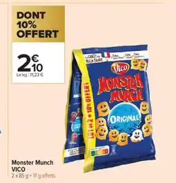 Carrefour Contact VICO Monster Munch offre