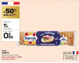 Carrefour Contact HARRYS Toast offre