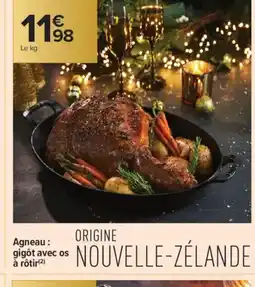 Carrefour Contact Agneau: gigôt avec os à rôtir offre