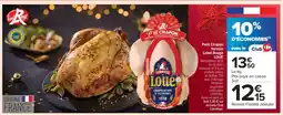 Carrefour Contact LOUÉ Petit Chapon fermier Label Rouge offre