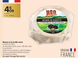 Carrefour Contact Beurre à la truffe noire offre