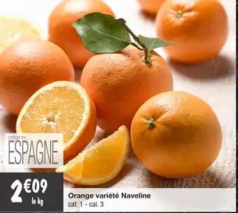 Migros Orange variété Naveline offre