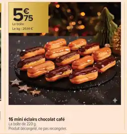 Carrefour Contact 16 mini éclairs chocolat café offre