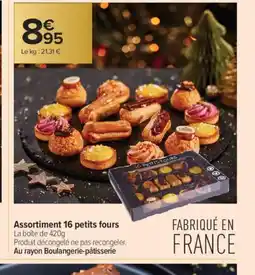 Carrefour Contact Assortiment 16 petits fours offre