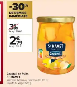 Carrefour Contact ST MAMET Cocktail de fruits offre