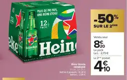 Carrefour Contact HEINEKEN Bière blonde offre