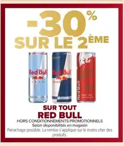Carrefour Contact RED BULL Sur tout offre