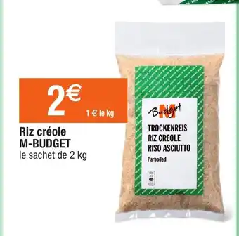 Migros Riz créole M-Budget offre
